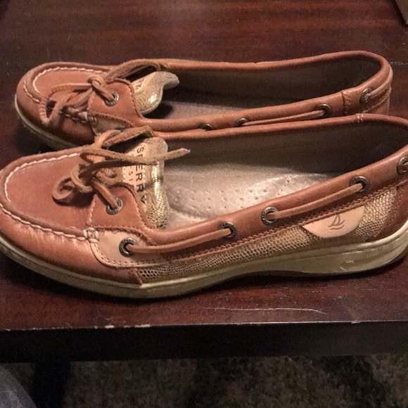 Sperrys gold and tan size 7 - Picture 7 of 7